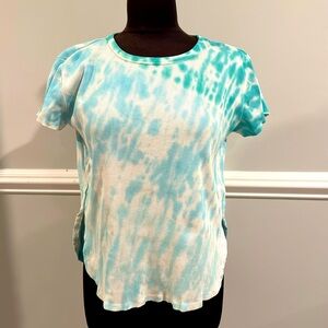 Z by Zella Blue and Green Tie Dye T-Shirt